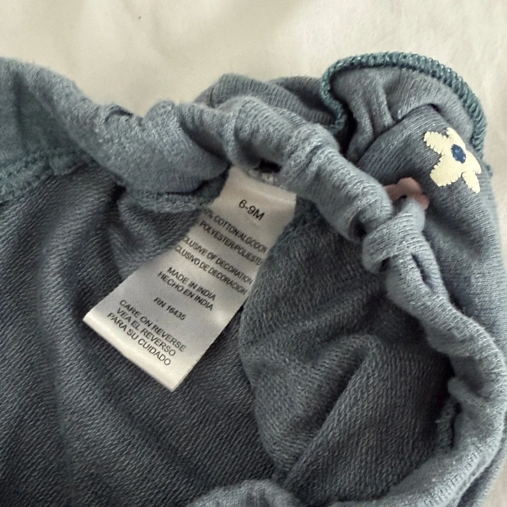 Pink, blue and Gray Kids Shorts 6-9 months